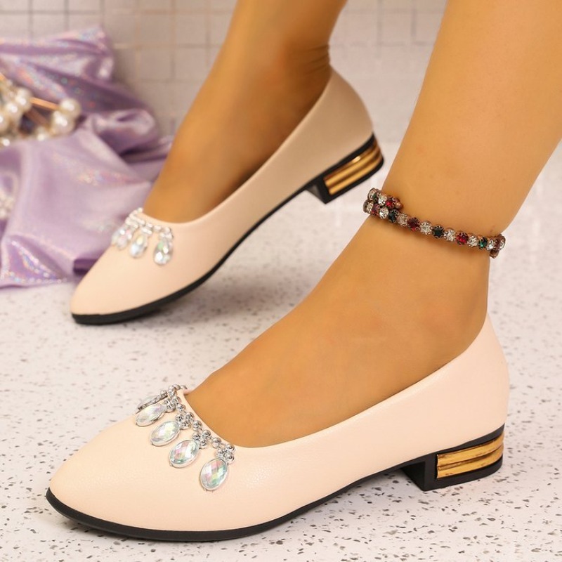Women'S Fashion Shoes - أحذية نسائية مسطحة ذات مقدمة مدببة،