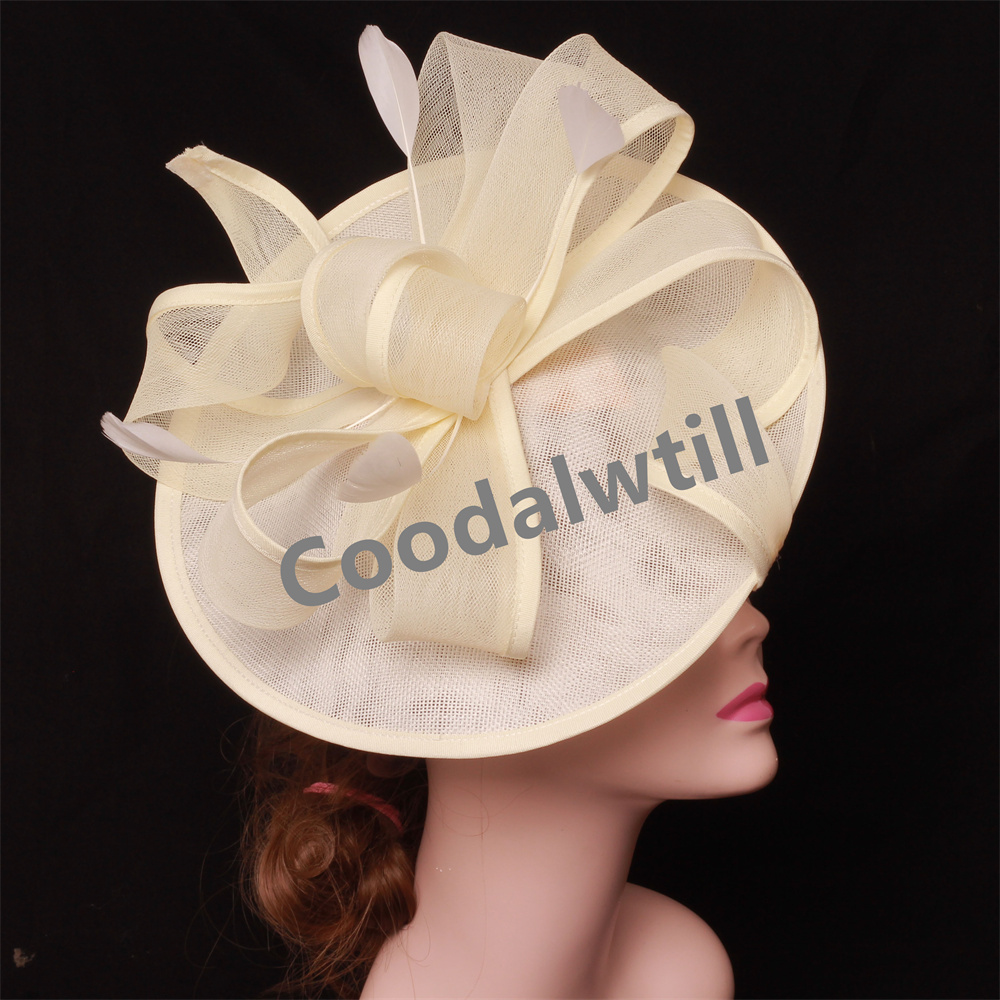 Women'S Fashion Kentucky Derby - قبعات الزفاف الزفاف قطع زينة للسيدات