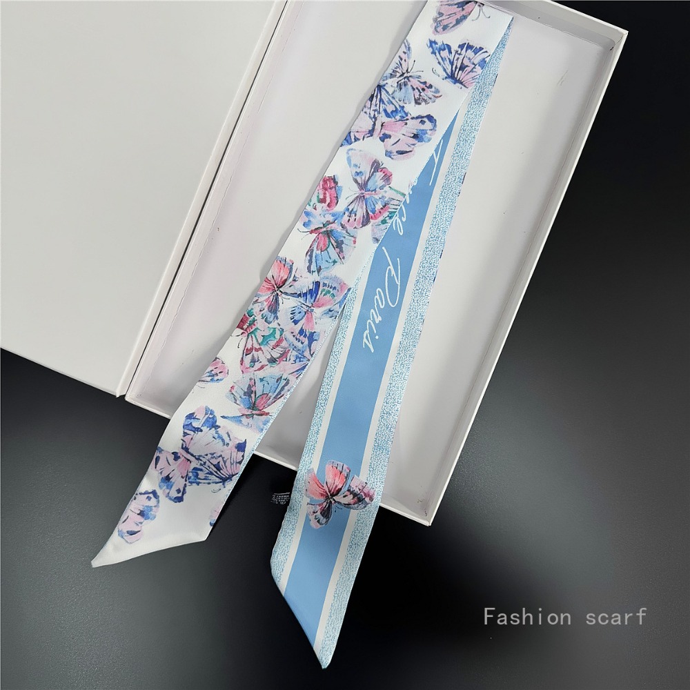 خفيفة الوزن الأزهار وشاح المرأ - مراجعة Women Fashion Necktie وسعره
