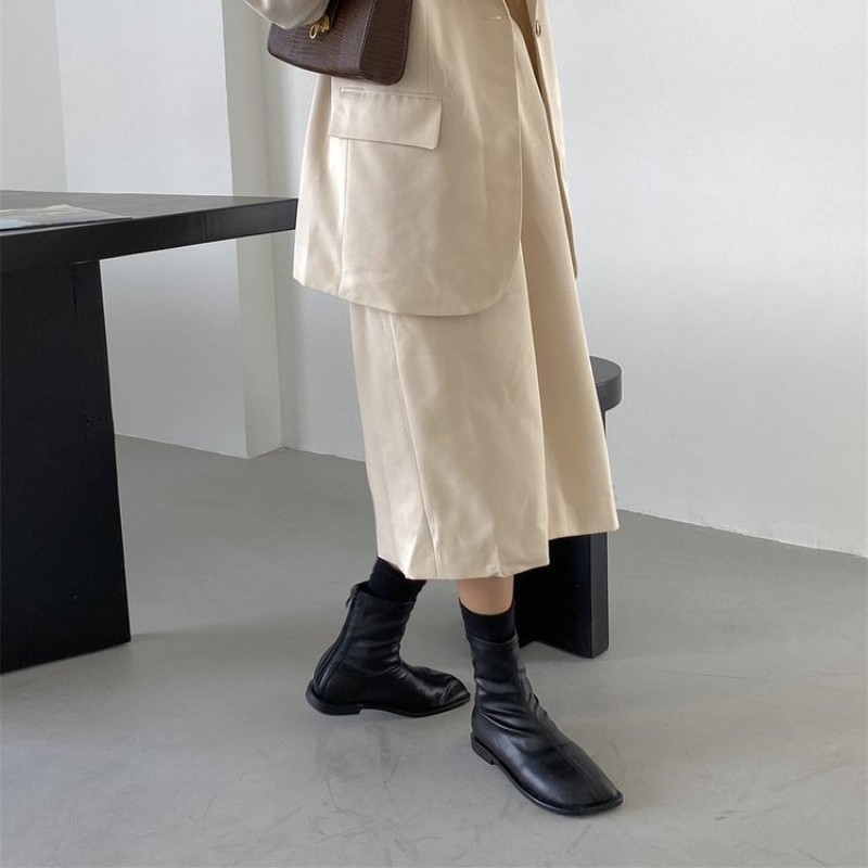 أحذية نسائية خريفية من الجلد ا - مراجعة Women'S Fashion Korea وسعره