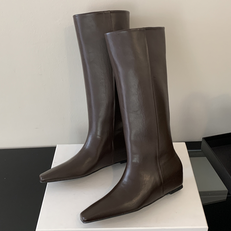 Eilyken جلد ناعم أشار تو النسا - مراجعة Women'S Fashion Knee High Boots وسعره