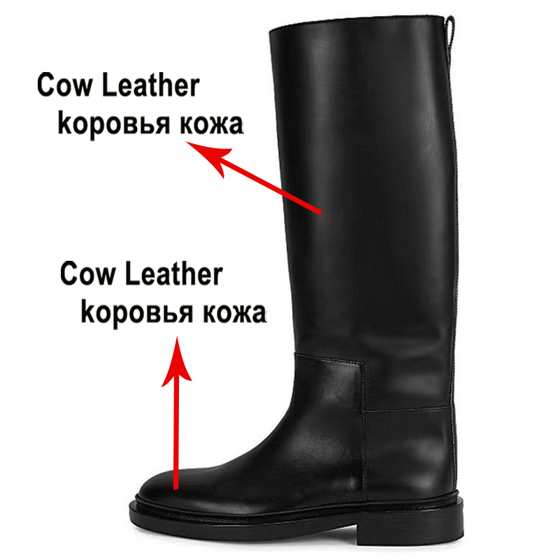 Meotina النساء جلد طبيعي حذاء  - مراجعة Women'S Fashion Knee High Boots وسعره