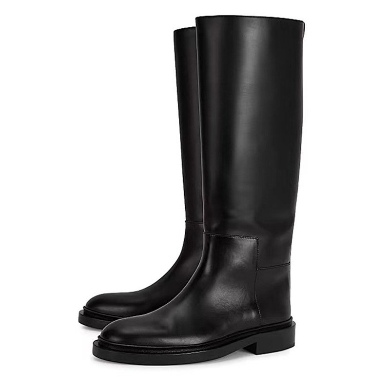 Meotina النساء جلد طبيعي حذاء  - مراجعة Women'S Fashion Knee High Boots وسعره