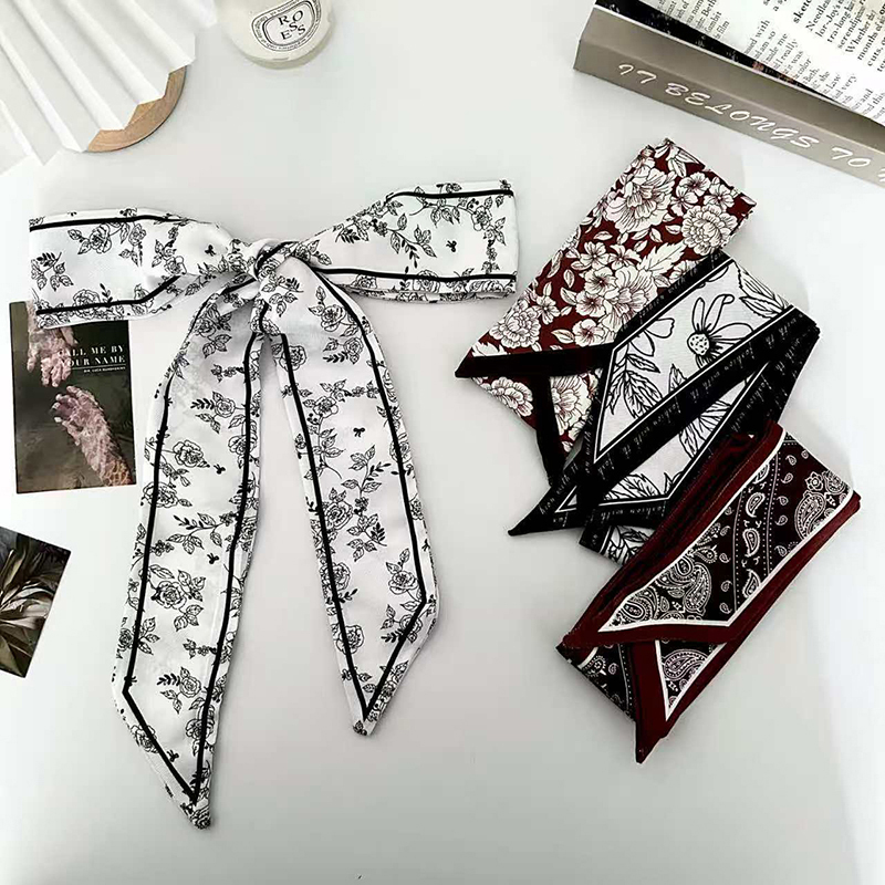 وشاح حريري نسائي فاخر وعصري، ش - مراجعة Women Fashion Necktie وسعره