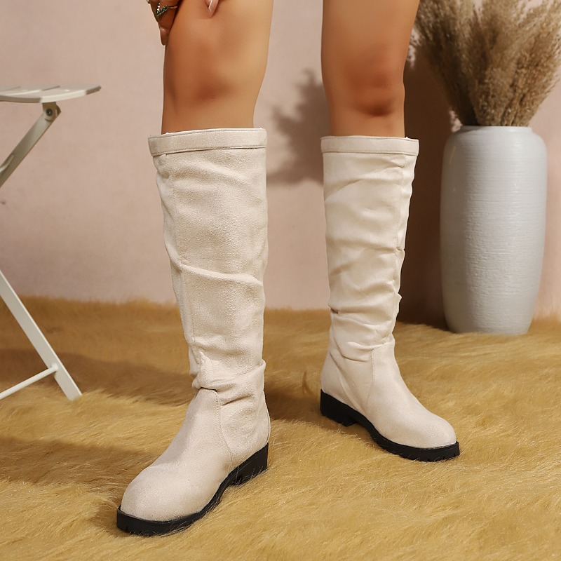 أحذية نسائية طويلة حتى الركبة  - مراجعة Women'S Fashion Knee High Boots وسعره